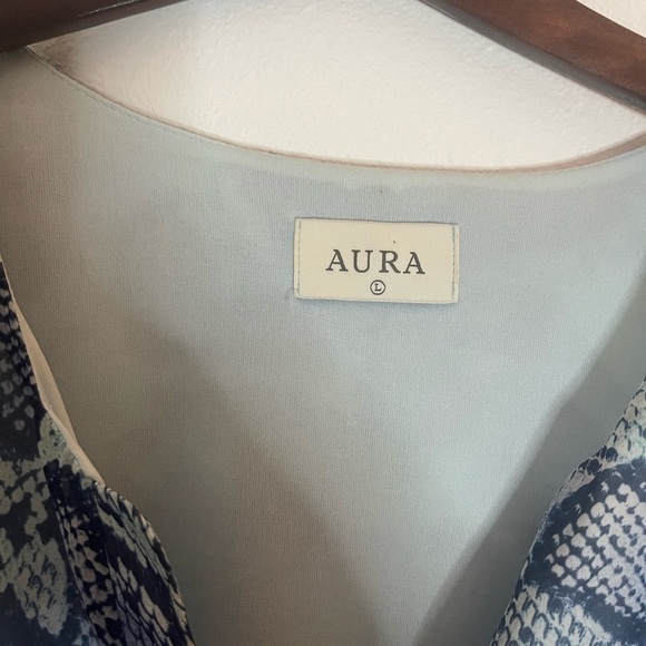 Aura Snakeskin Dress Size Large - Picture 5 of 7